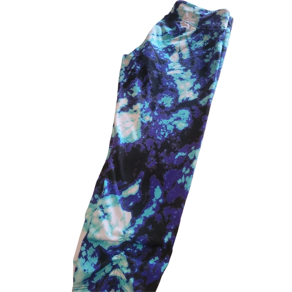 Calvin Klein Tie Dye Cropped Performance Leggings S - Picture 4 of 4